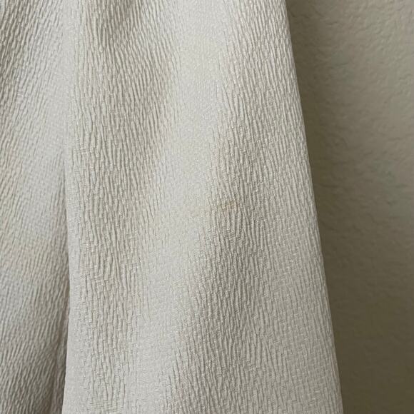 Reiss Blazer Womens Size 10 Cream Textured Knit Quiet Luxury Minimaist Preppy - Picture 10 of 15